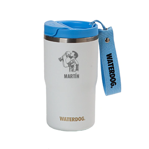Vaso térmico Waterdog Clyde 480 ml - Edición Mundial + Grabado + Stickers Selección Argentina