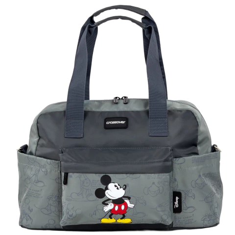 Bolso Grande Crossover Disney Mickey Classic Gris
