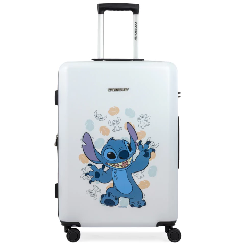 Valija Crossover Disney Mediana Stitch Hawaiian Blanco