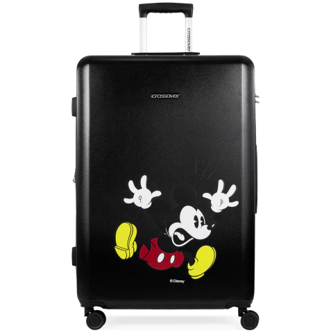 Valija Crossover Disney Grande Mickey Cartoon Scream Negro