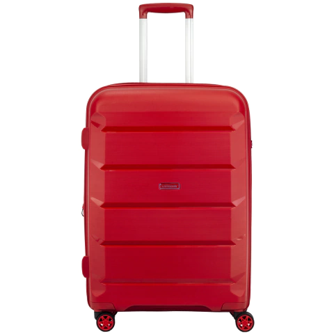 Valija Rigida Crossover Xara Mediana 24" Polipropileno Rojo