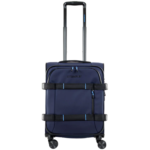 Valija Crossover Carry On Tela Impermeable Titan Azul