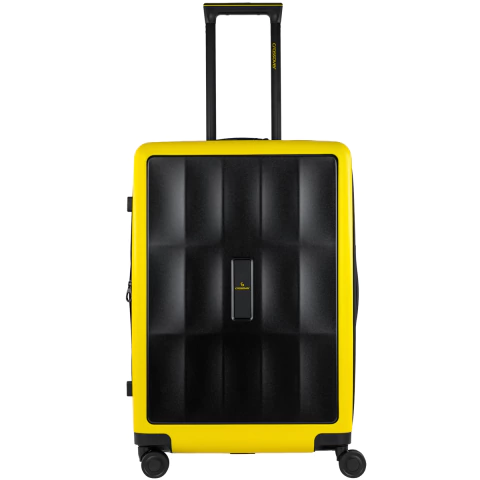 Valija Crossover Mediana Compass Negro Amarillo