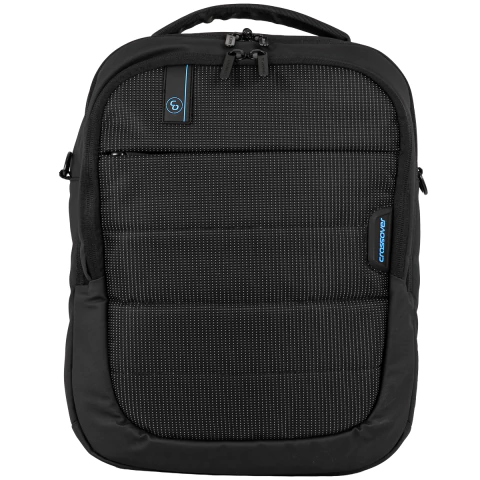 Mochila Morral Crossover 14" Office Negro con Azul
