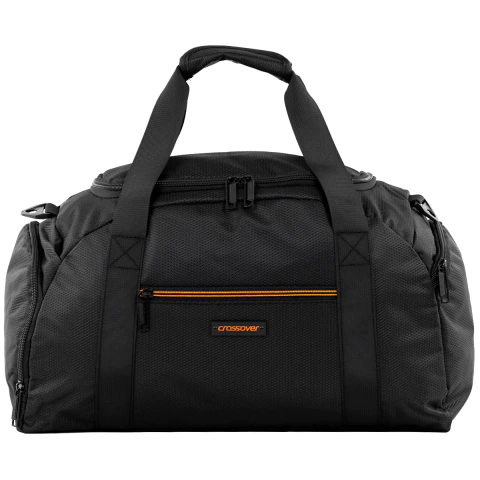 Bolso Chico Liviano Crossover Fusion 20904 Negro con Naranja