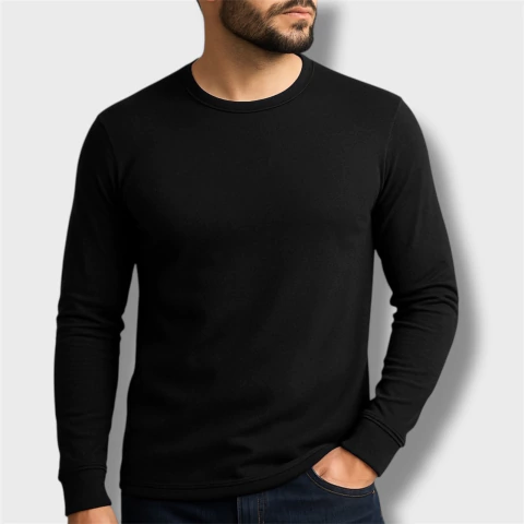 REMERA TÉRMICA NEGRA