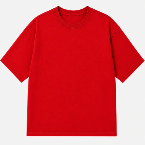 REMERA ROJA OVER 20.1 PREMIUM NUEVA MOLDERIA