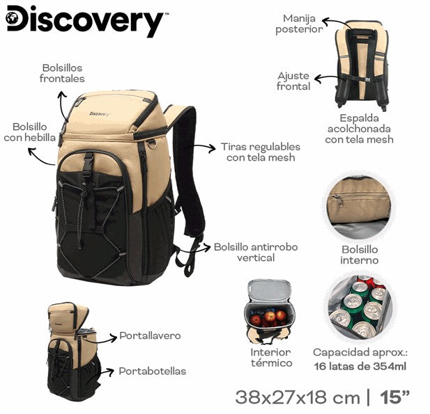 MOCHILA COOLER BAG DISCOVERY 28930