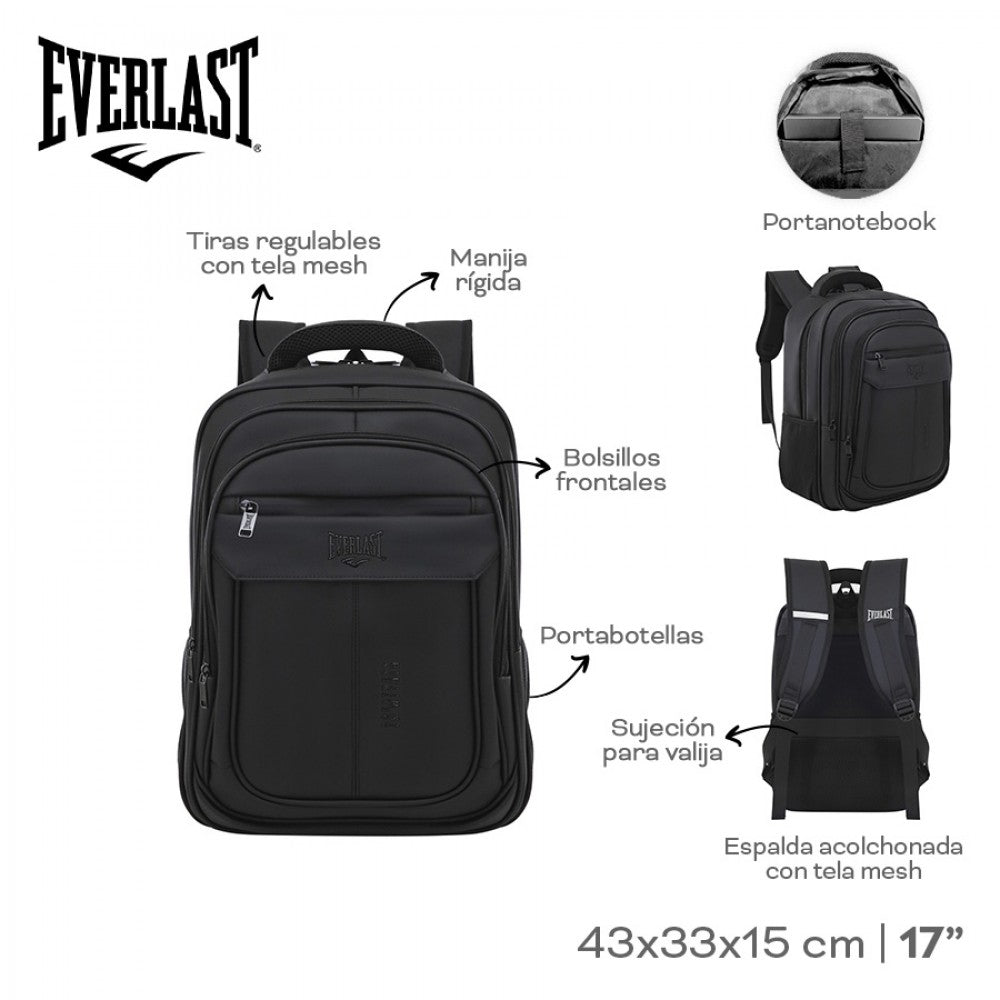 MOCHILA PORTANOTEBOOK EVERLAST 31603