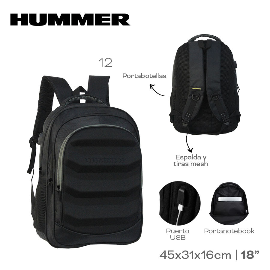 MOCHILA PORTANOTEBOOK HUMMER 27834
