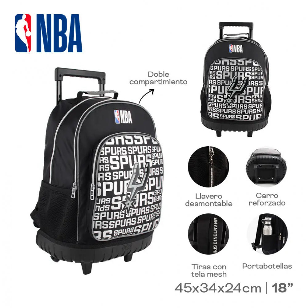 MOCHILA CARRO NBA SAN ANTONIO SPURS 28026