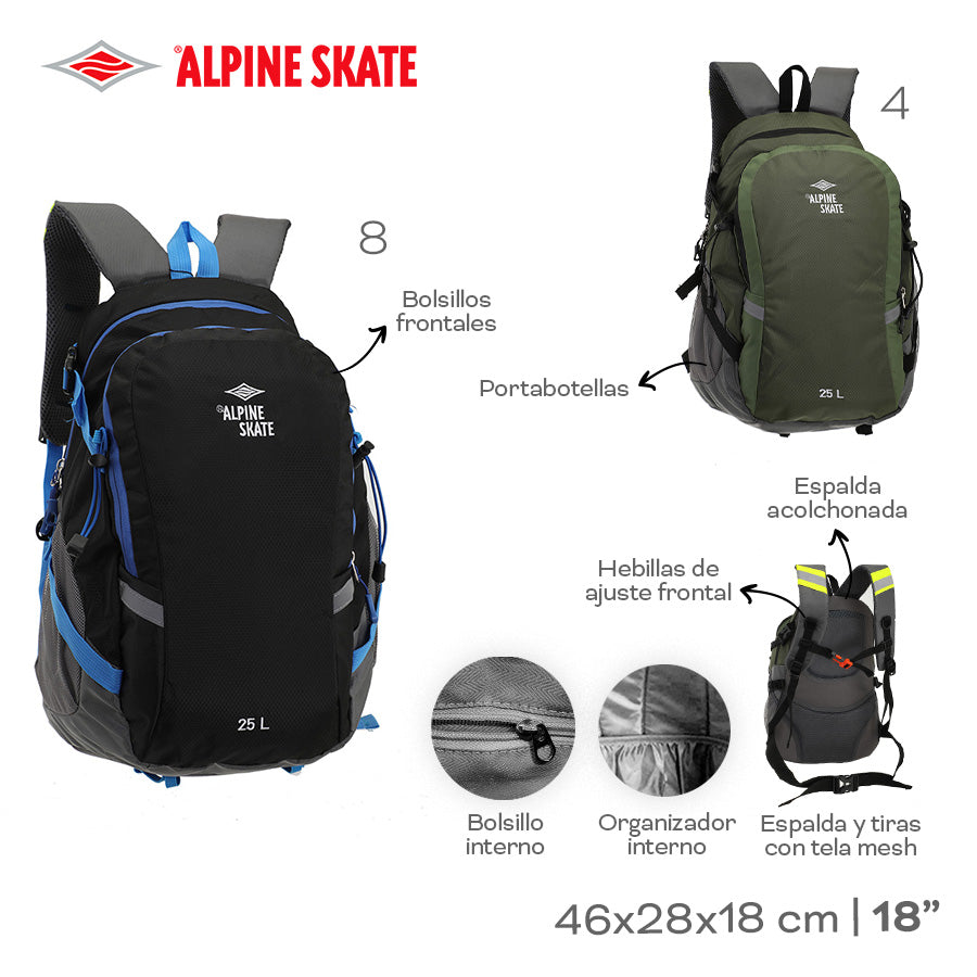 MOCHILA CAMPING ALPINE SKATE 53672
