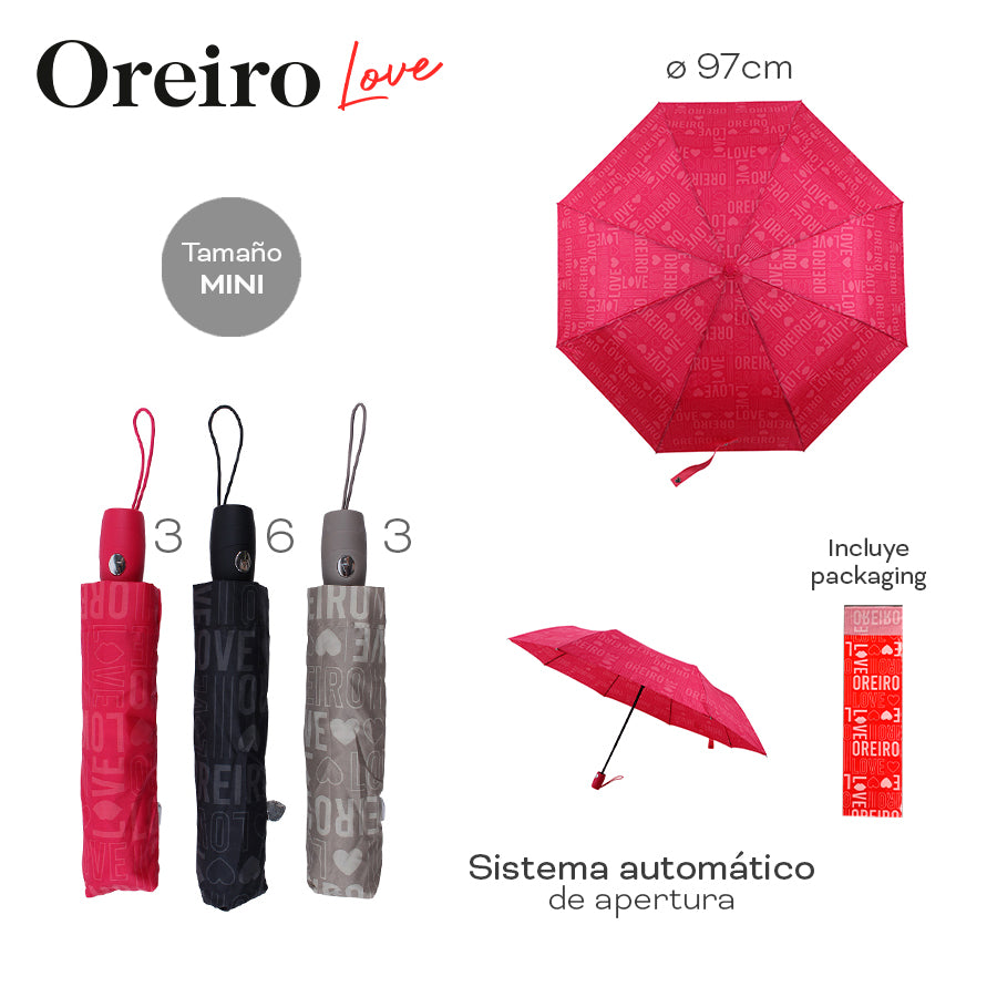 PARAGUAS OREIRO LOVE 28994