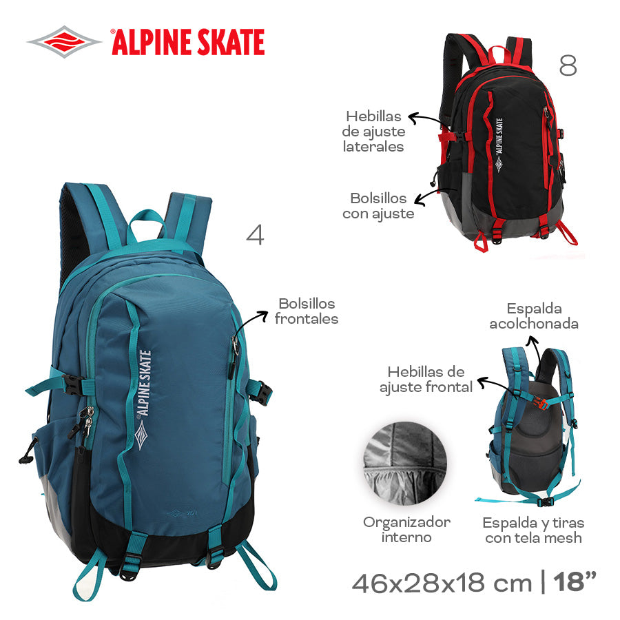 MOCHILA CAMPING ALPINE SKATE 53675