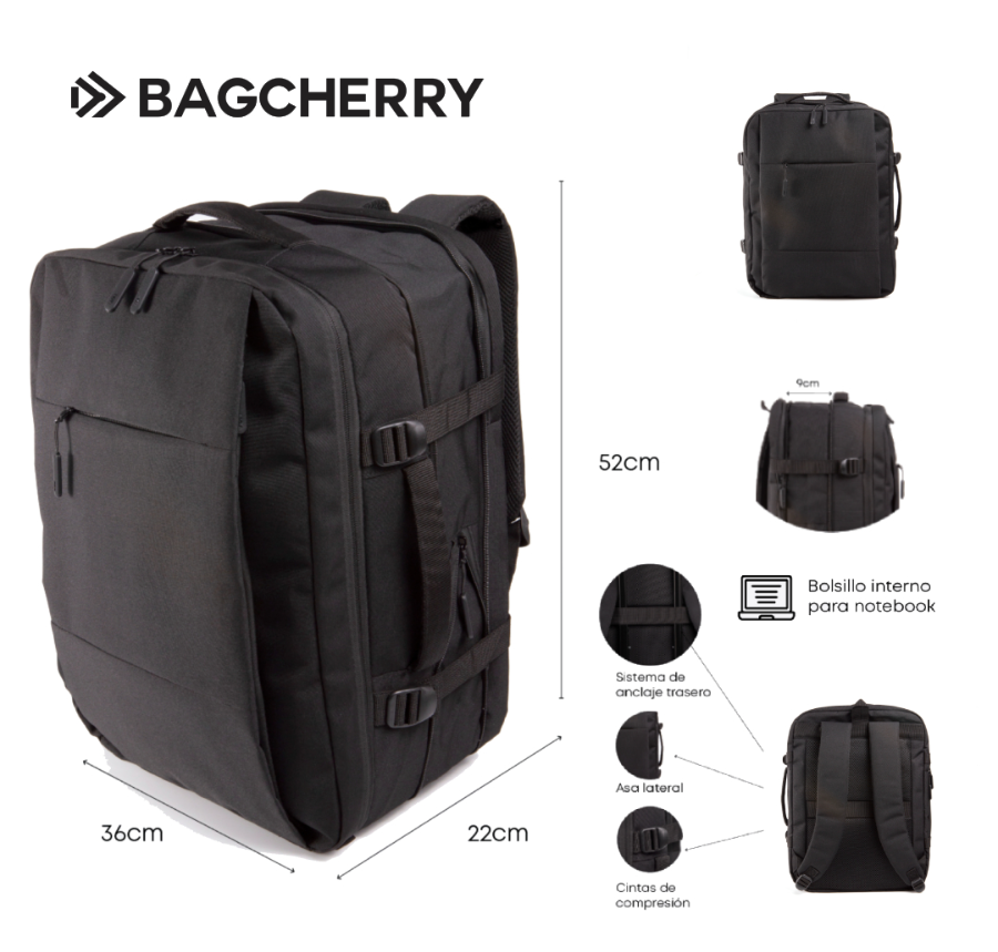MOCHILA VIRAL VIAJERA BAGCHERRY 264100