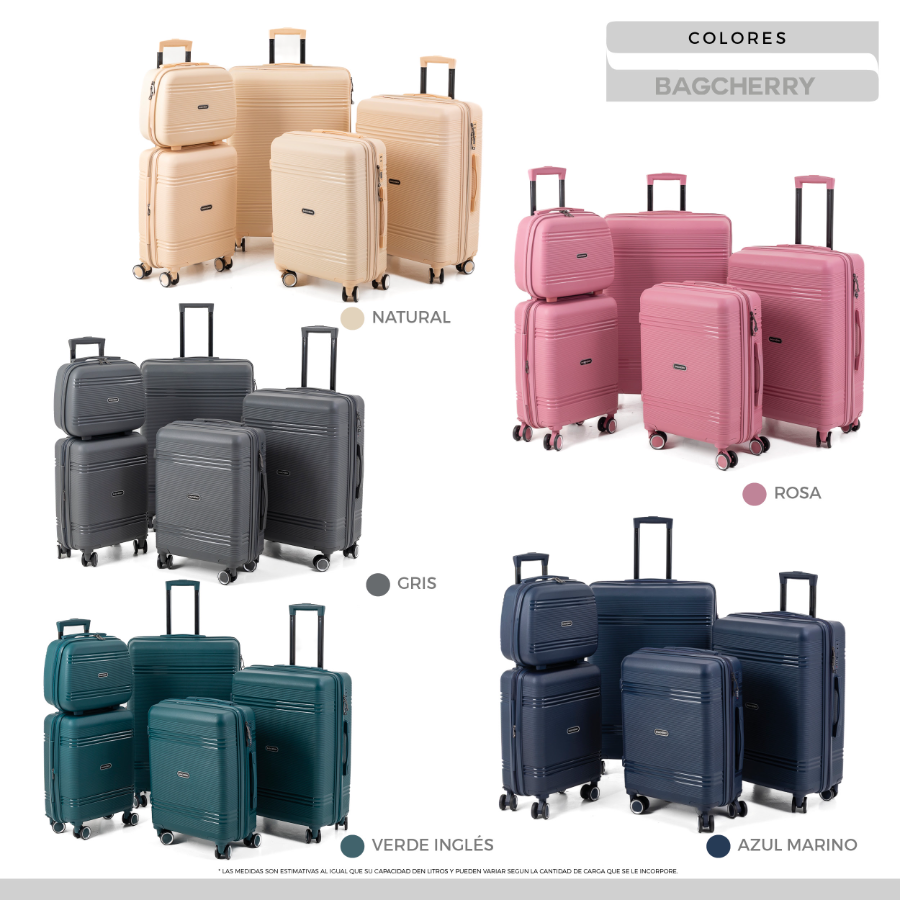 VALIJAS BAGCHERRY 2502 19" + Beauty | 20" | 24" | 28"