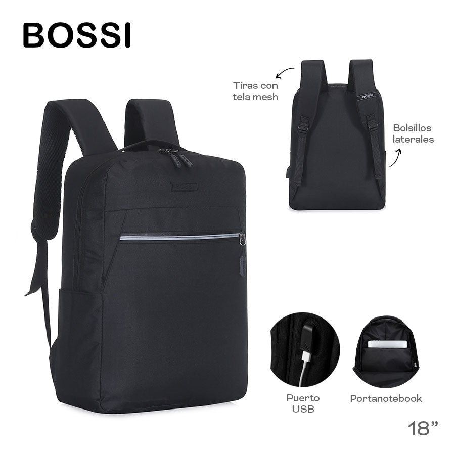 MOCHILA PORTANOTEBOOK BOSSI 16365