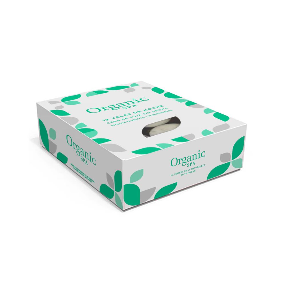 TEALIGHTS x 12 u . CERA DE SOJA