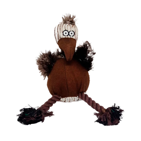 Peluche pajaro con sogas 29cm
