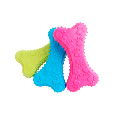 Hueso de goma TPR 10 cm