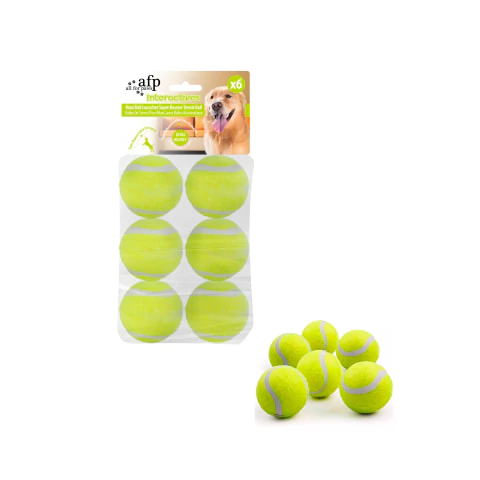 Set x 6 pelotas de tenis de repuesto para lanzador chico