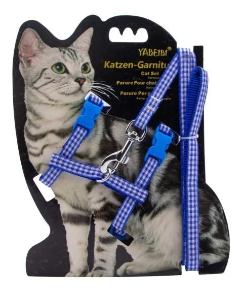 Arnés con forma de H para gatos