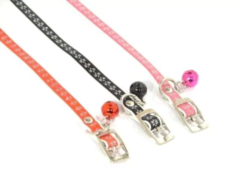 Collar Gato 30 cm con Cascabel por 6 unidades