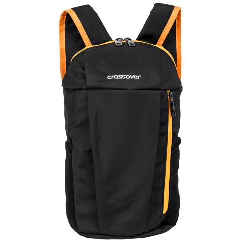 [CX-4236-1] Mochila Crossover Pulse Chica Negro con Naranja