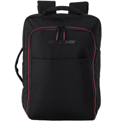 [CX-424017PROJ] Mochila Porta Notebook Crossover Urban 15" Negro con Rojo