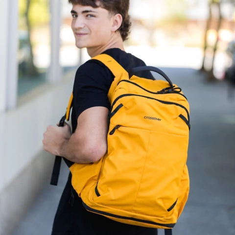 [CX-4227-1] Mochila Crossover Lynx Portanotebook Amarilla