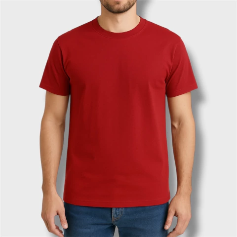[RY-REMERAROJAALGODONP] REMERA ROJA ALGODÓN PEINADO