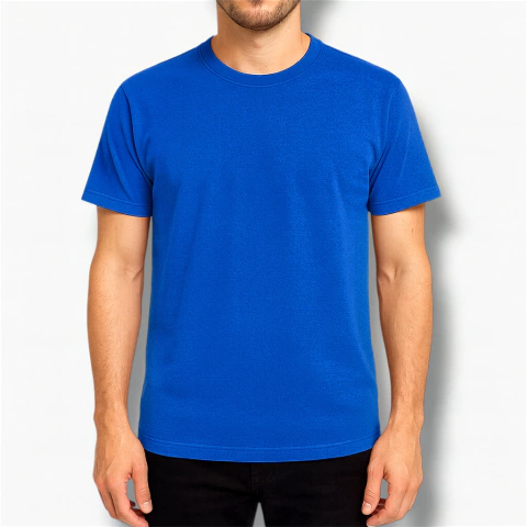 [RY-REMERAAZULFRANCIAA] REMERA AZUL FRANCIA ALGODÓN PEINADO