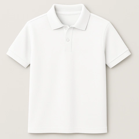 [RY-CHOMBABLANCAPIQUEP] CHOMBA BLANCA PIQUE PREMIUM