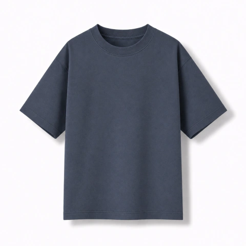 [RY-REMERAOVERSIZEGRIS] REMERA OVERSIZE GRIS TOPO (TIPO AZUL) ALGODÓN PEINADO