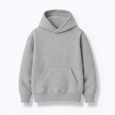 [RY-BUZOOVERSIZEGRISME] BUZO CANGURO OVERSIZE GRIS MELANGE FRISA INVISIBLE PREMIUM