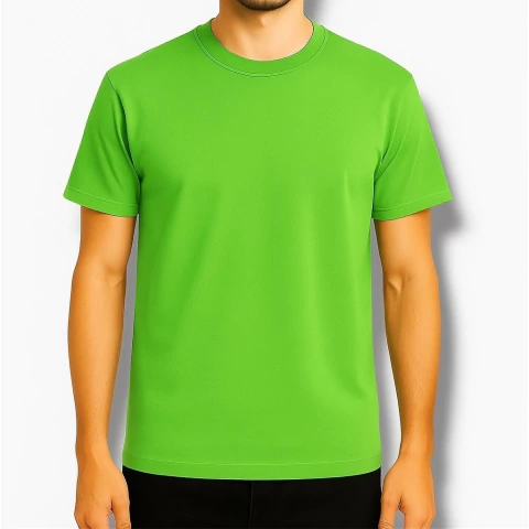 [RY-REMERAVERDEMANZANA] REMERA VERDE MANZANA ALGODÓN PEINADO