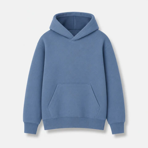 [RY-BUZOCANGUROOVERSIZ] BUZO CANGURO OVERSIZE AZUL AERO FRISA INVISIBLE PREMIUM