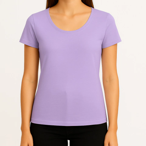 REMERA DE MUJER ALGODÓN PEINADO
