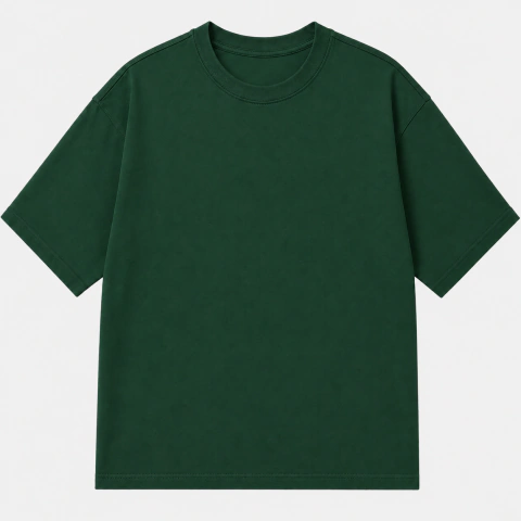 [RY-REMERAVERDEINGLESO] REMERA VERDE INGLES OVER 20.1 PREMIUM NUEVA MOLDERIA
