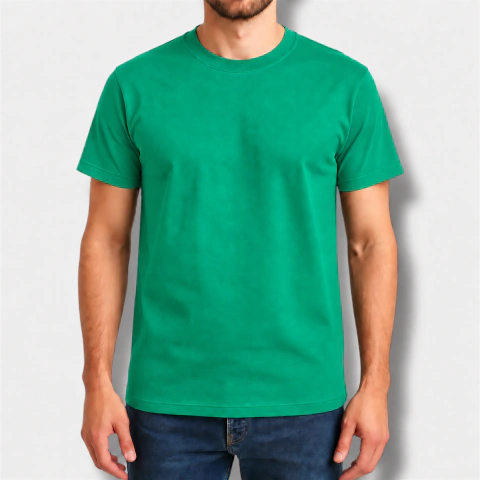 [RY-REMERAVERDEBENETTO] REMERA VERDE BENETTON ALGODÓN PEINADO