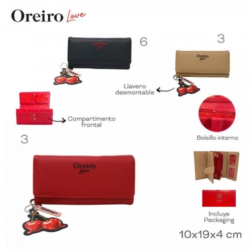 [LN-38160] BILLETERA OREIRO LOVE 29717