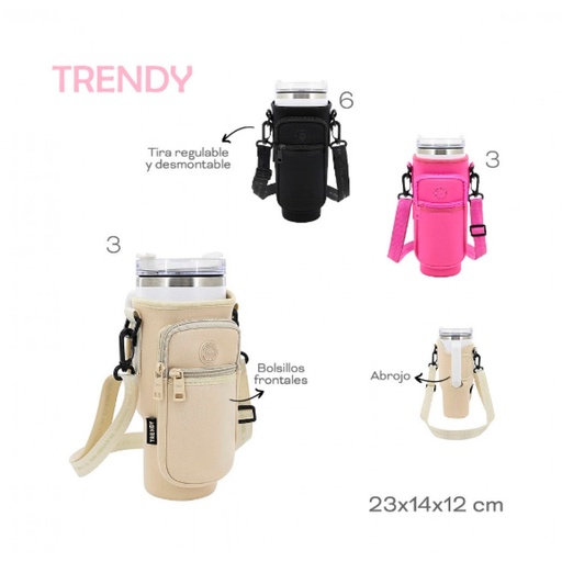 [LN-38112] MORRAL PORTA BOTELLA TRENDY 32176