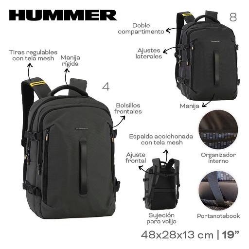 [LN-38213] MOCHILA PORTANOTEBOOK HUMMER 55284