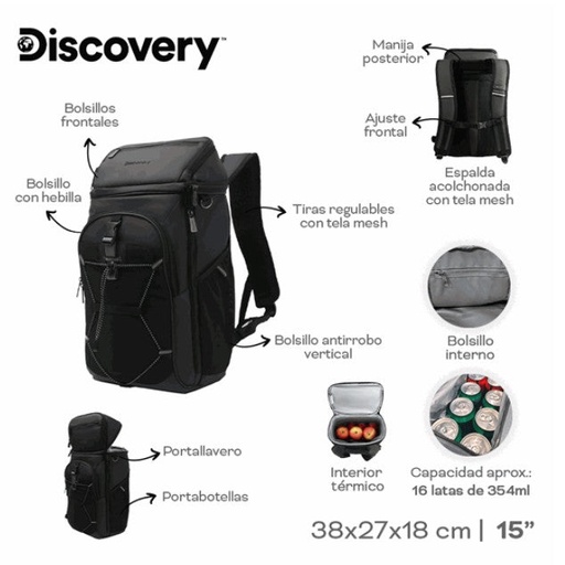 [LN-37813] MOCHILA COOLER BAG DISCOVERY 28929