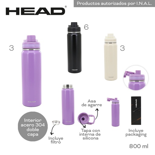 [LN-37002] BOTELLA TERMICA HEAD 31391