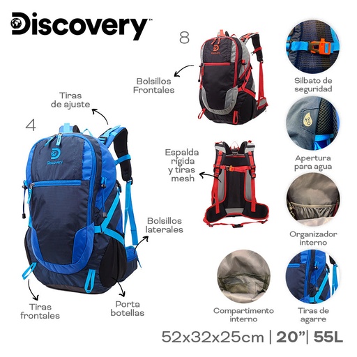 [LN-28807] MOCHILA CAMPING DISCOVERY 22318
