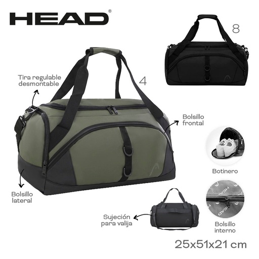 [LN-37837] BOLSO DEPORTIVO HEAD 31628