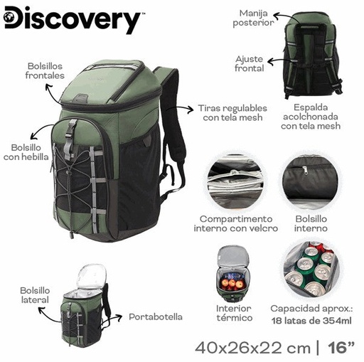 [LN-37821] MOCHILA COOLER BAG DISCOVERY 28933