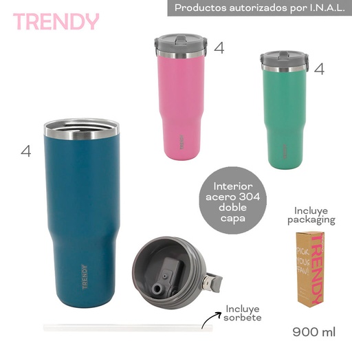 [LN-37718] VASO TERMICO TRENDY 30912