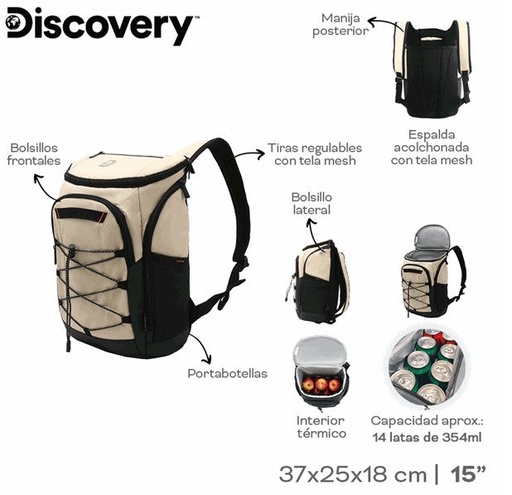 [LN-37825] MOCHILA COOLER BAG DISCOVERY 28935